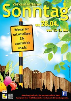 Plakat Verkaufsoffener Sonntag