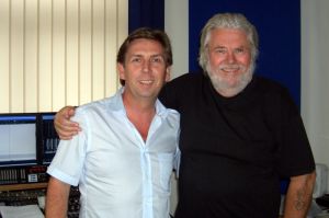 King Size  Dick nach getaner Arbeit mit Harald Roebers im Sound Cut Studio